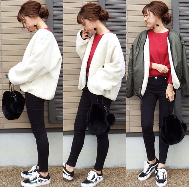 SNSで人気急上昇中! Kastaneのボアブルゾンであったか冬支度