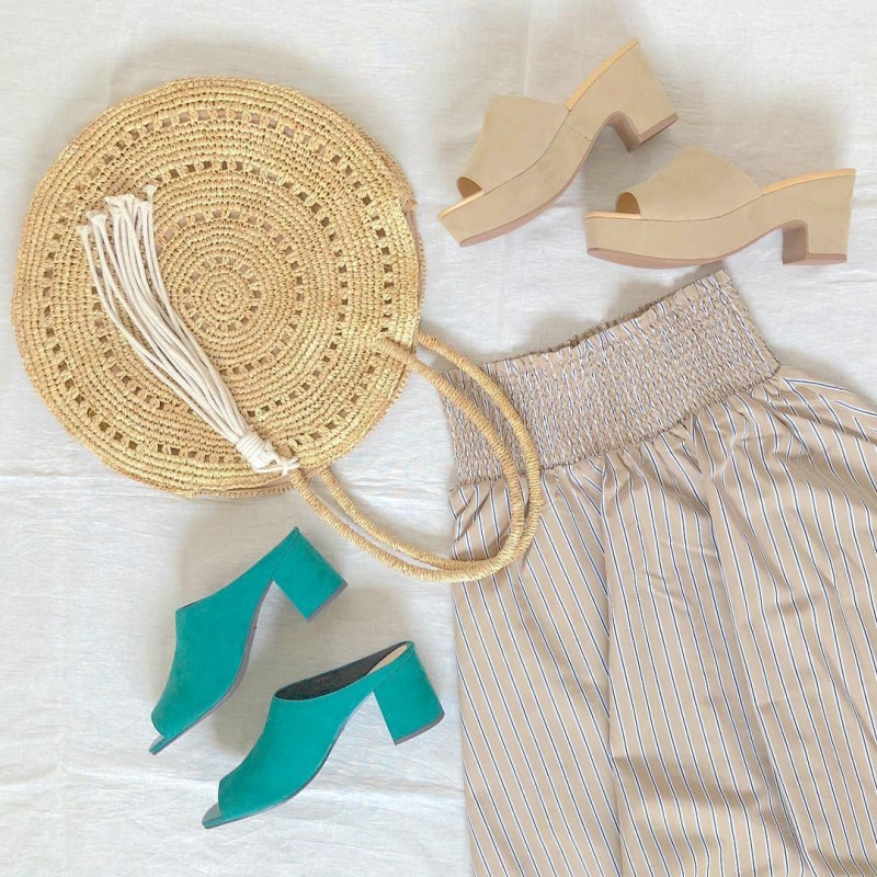 かわいいだけじゃない! GUのオープントゥミュールは履き心地も◎