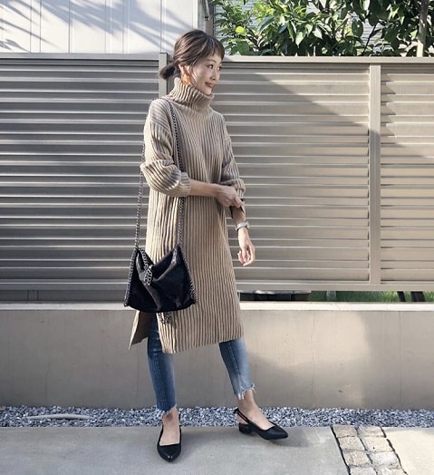 技ありワンピ揃ってます! キレイめニットワンピはfifthにおまかせ♪