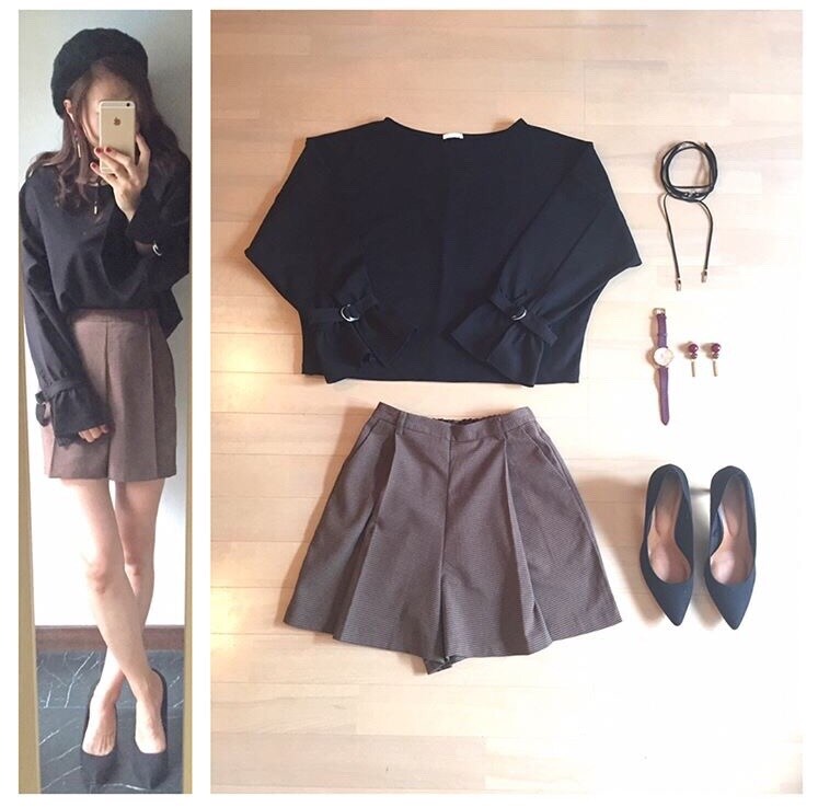 二の腕細見えゲット! GUの盛り袖カットソーが大人可愛い