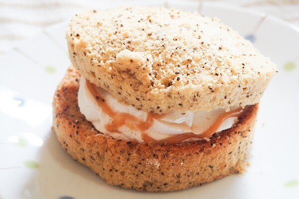 大好評だった「アールグレイ香る紅茶のシフォンサンド」が復活したよ～！