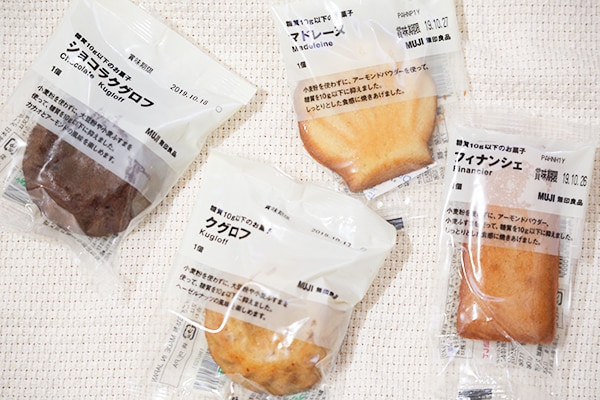どれも糖質10g以下！無印のおすすめ焼き菓子４選