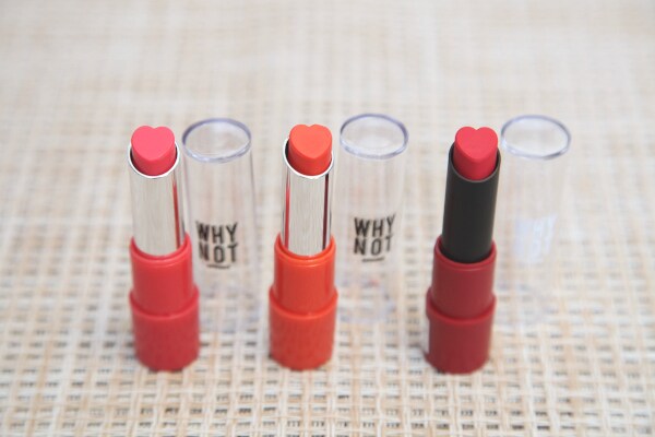 100円で買えるダイソーコスメにハート型のリップを発見!全色そろえちゃう?