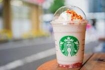 スタバから新作フラぺ登場！りんご風味＆甘さ控えめで飲みやすい！
