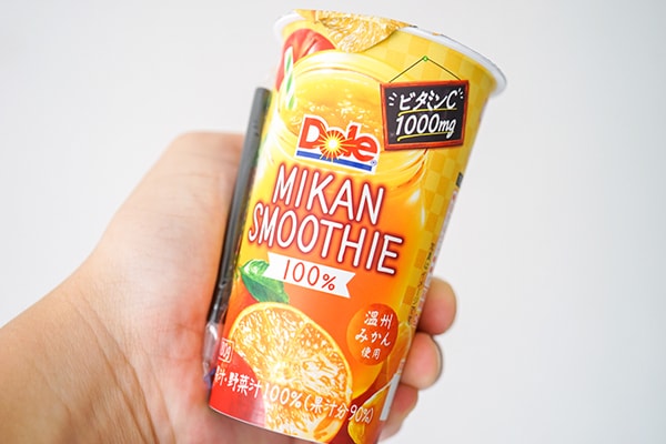 ビタミンC1000mg入り!Doleのミカンスムージーは甘酸っぱ系!