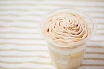 パフェ風？セブンのモンブランはふわふわで甘さ控えめ～！