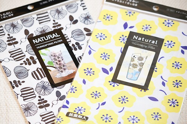 水につけるだけ！キャンドゥの「加湿フィルター」がおしゃれで便利♪