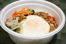 このガパオライス、実は大豆でできているんです！