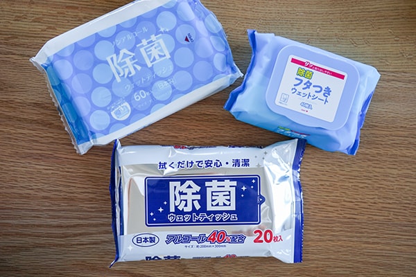 100均セリアに大量の除菌シート発見！！！