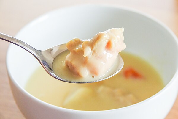 レンチン2分であったかクリームシチューを食べられる！！！