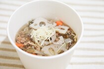 98kcalで大満足！根菜がシャッキシャキの和風スープが登場！