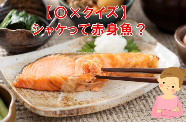 ママ、これ分かる?豆知識クイズ「鮭は赤身魚?」