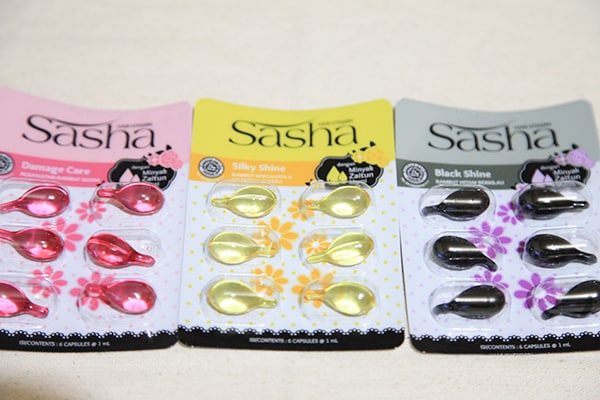 ellips・MIRANDAの次は「Sasha」 100円で買えるカプセル型ヘアオイルが楽ちんすぎ!!