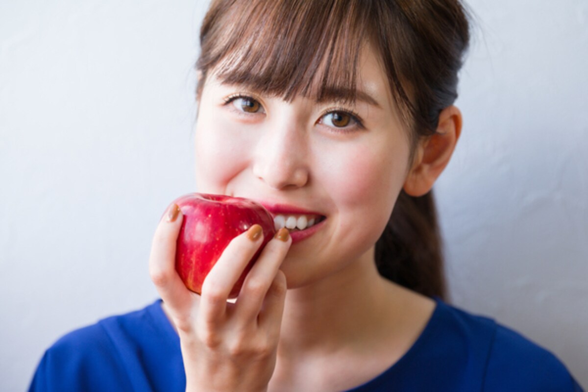マスクの内側も息さわやか！ “自然の歯ブラシ”リンゴで口臭予防レシピ