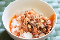 80秒で完成！ファミマのレンチン「ユッケジャン」にどハマり中