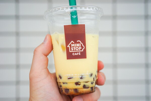 【ミニストップ】プリン味のタピオカドリンクはやみつきになるウマさ!!