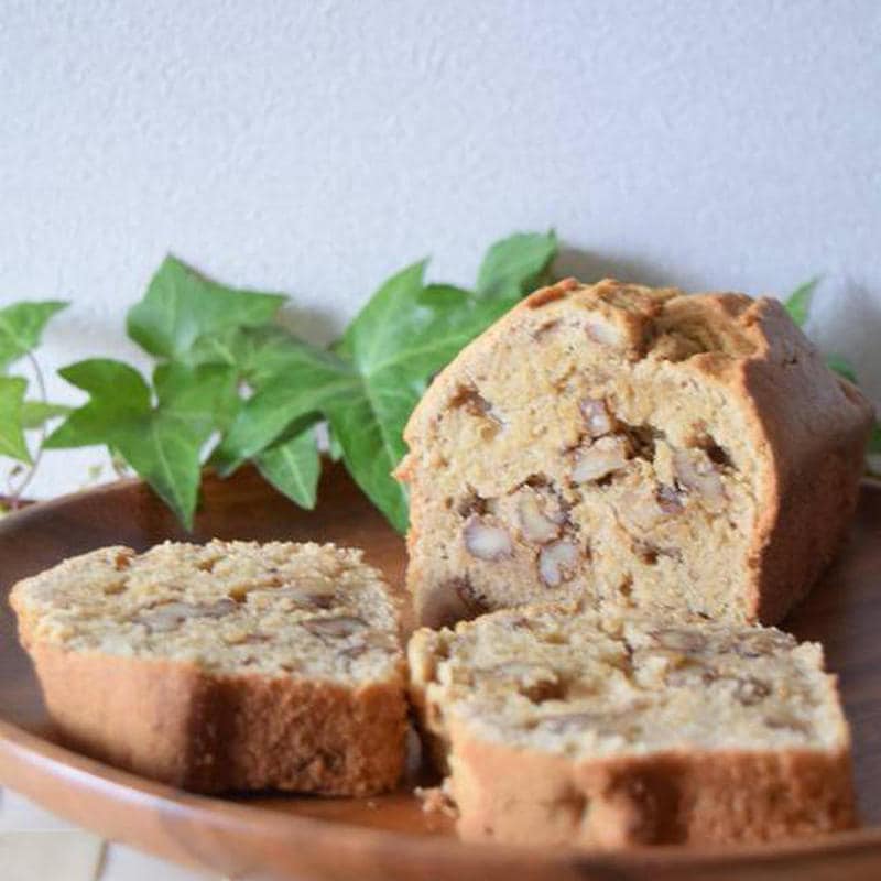 コクと食感がたまりません♪「くるみ」のパウンドケーキ