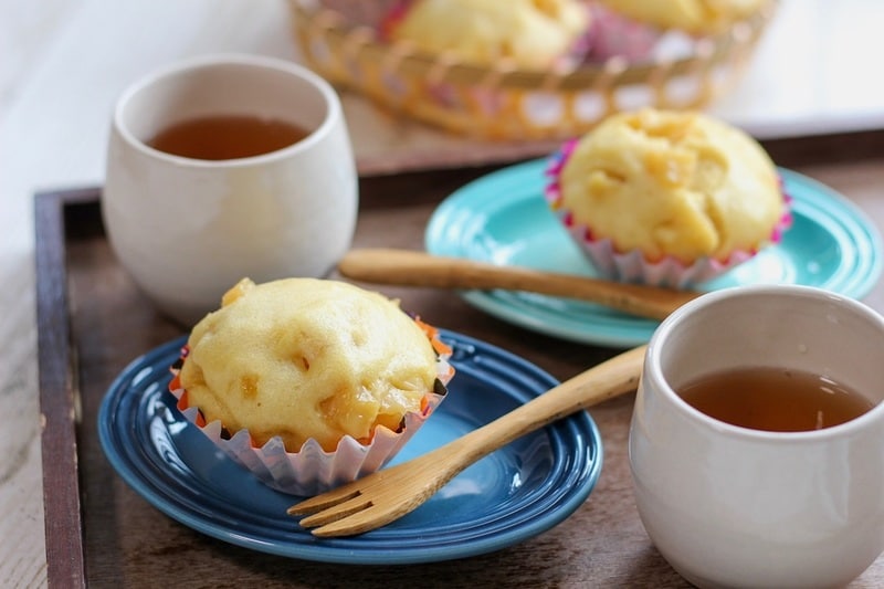 ホットケーキミックスで簡単！「りんごの蒸しパン」を作ってみよう♪