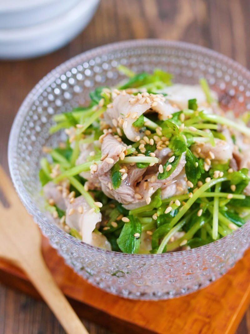 食べ応えあり！「豚こま肉サラダ」で野菜とお肉をもりもり摂取♪