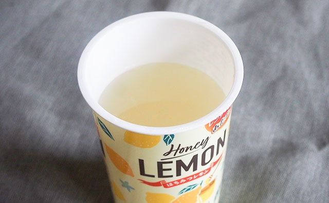 【ローソン】カップのままレンチン!約2分で爽やかホットレモン