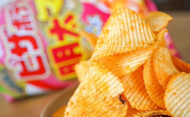 明太子アップ!今年の「ピザポテト」は刺激的な味だった!!