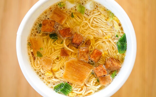 日清の春限定カップ麺が爽やか味でたまりません！！