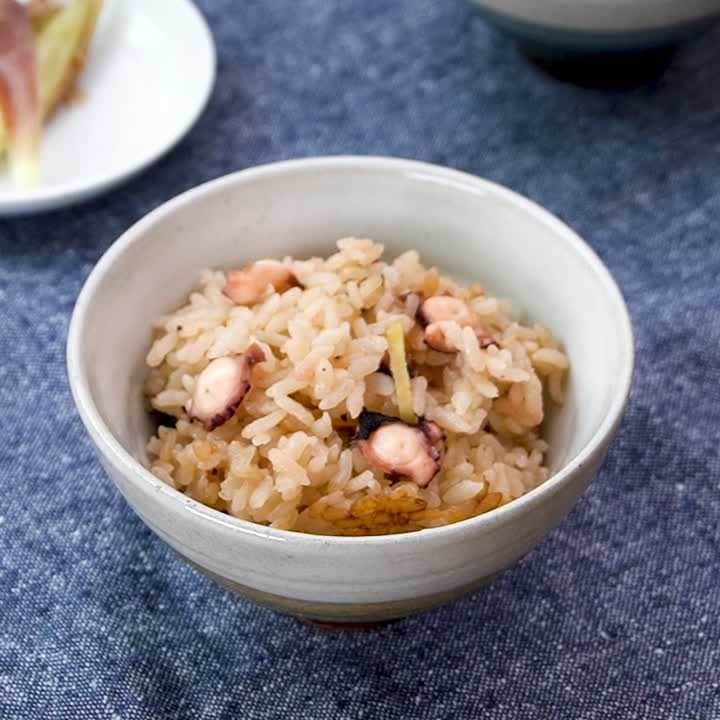 3合炊き炊飯器で作る！めんつゆで作るたこ飯