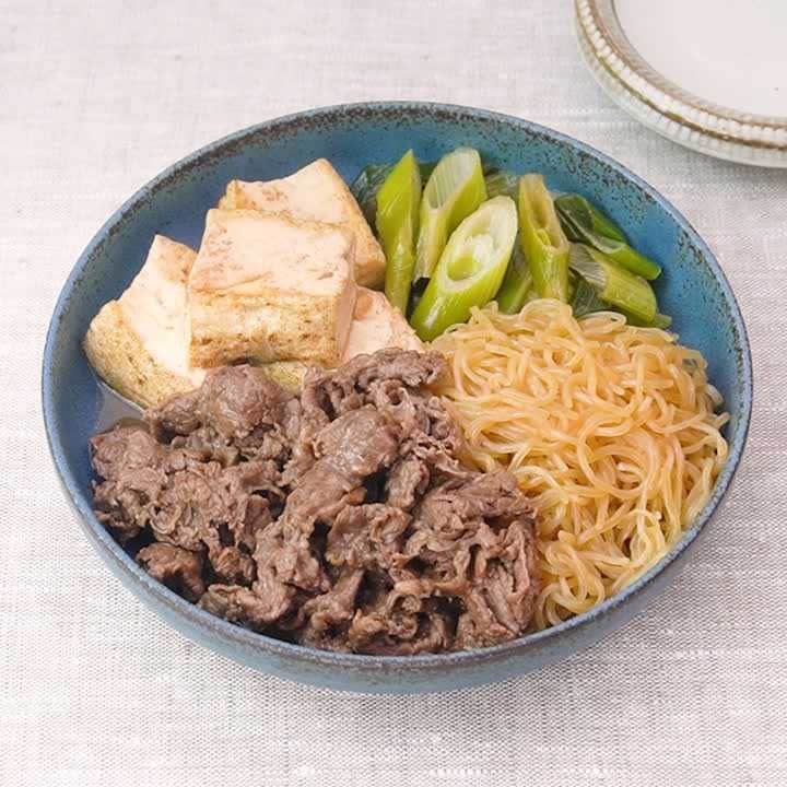 ごはんがすすむ！牛肉としらたきのすき煮