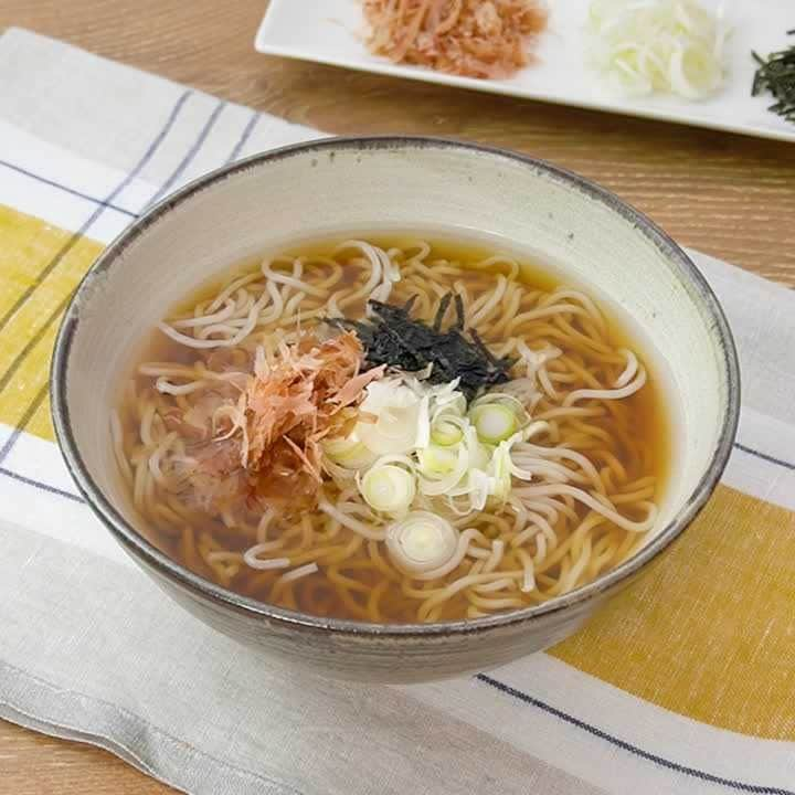 シンプルで美味しい！釜揚げそば