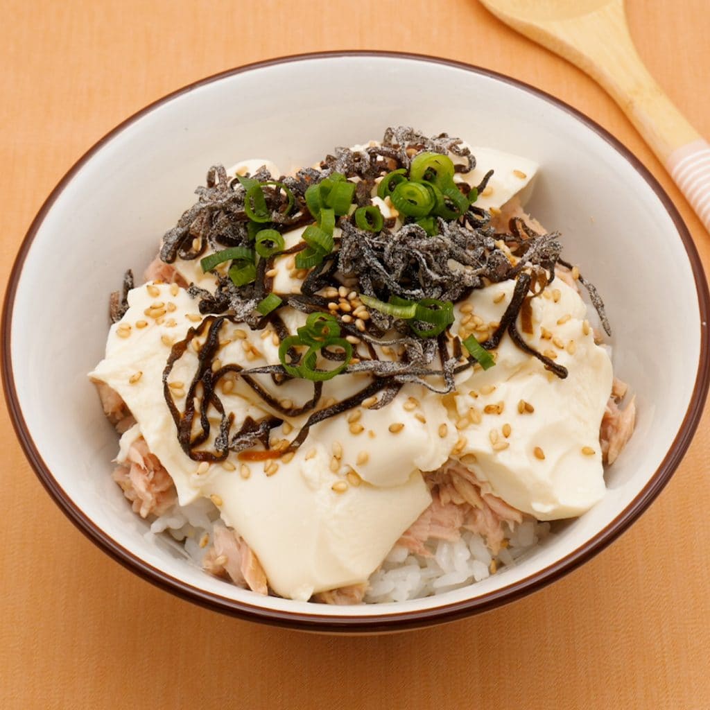 さっと食べられる　ヘルシー豆腐丼（授乳中／おとな）