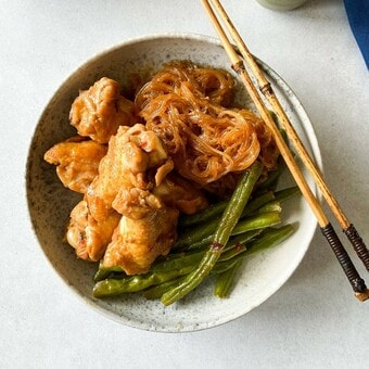 【からだケアレシピ】いんげんでケア！「鶏手羽元と春雨の辛みそ煮」