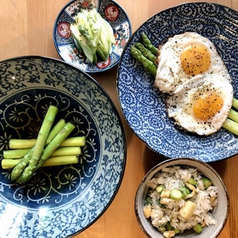 【ちゃみのおうち和ごはん】旬の味覚を食べつくす！アスパラガス和御膳