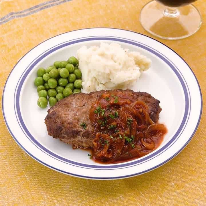 牛肉の旨味が楽しめる♪ソールズベリーステーキ