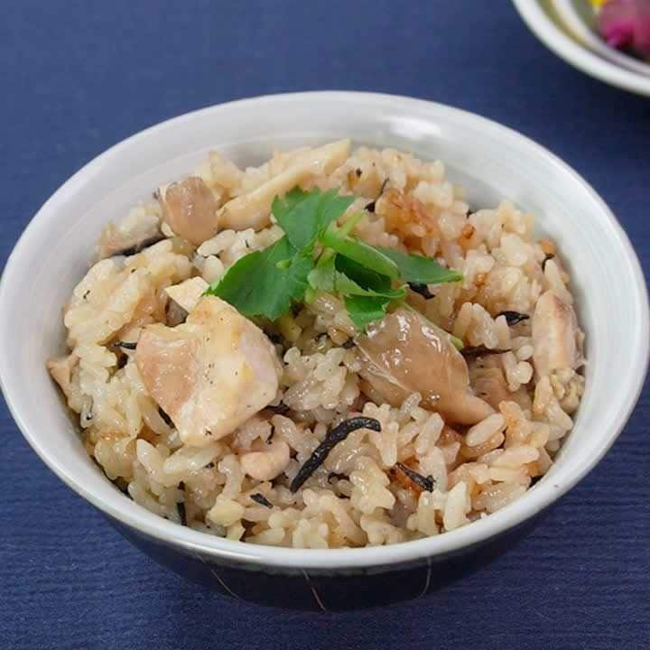 3合炊き炊飯器で作る！舞茸ひじきご飯