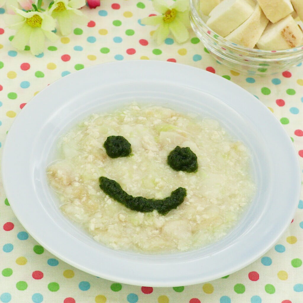 お麩でとろみ付け　鶏とお麩のトロトロ煮（生後7〜8ヶ月頃から）