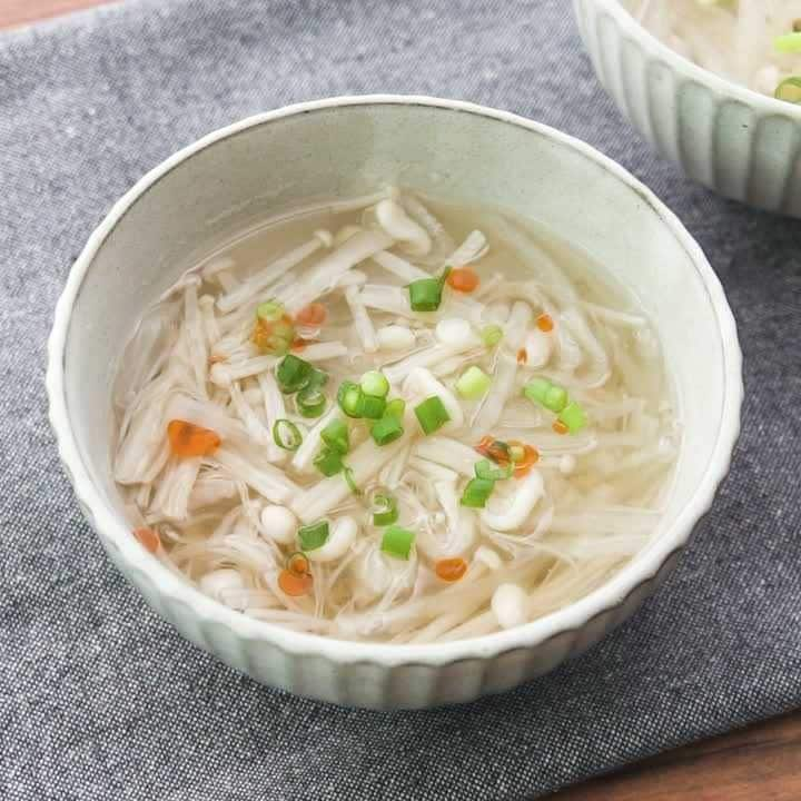 ほっとする味♪大根とえのきの中華スープ