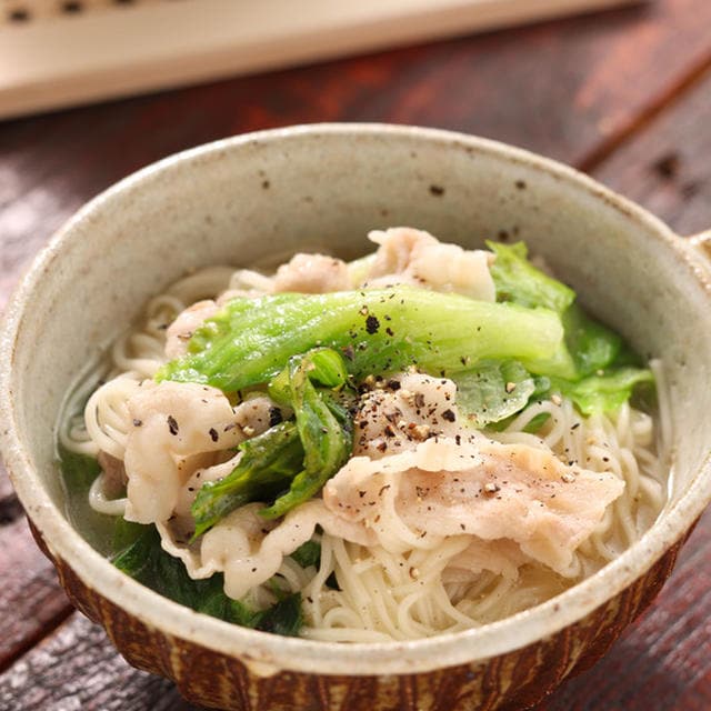 冷たいもので疲れた胃腸に！旨味たっぷり「肉にゅうめん」