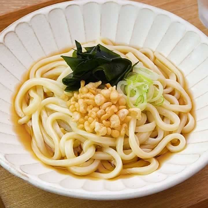 つゆは簡単手作り！基本の冷やしたぬきうどん