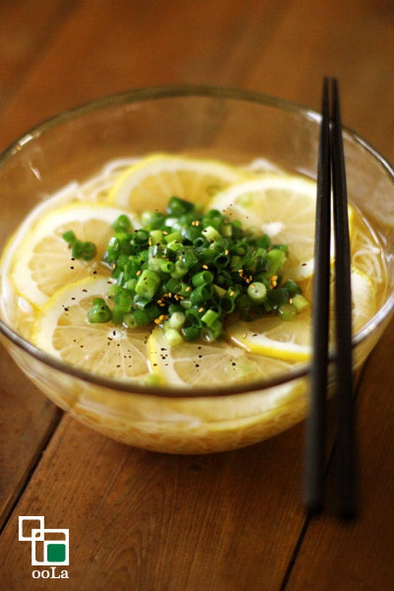 さっぱりおいしい！「レモン」の冷たい麺レシピ