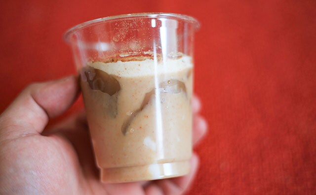 きな粉がナイス！ローソンの“食べるラテ”が贅沢でした