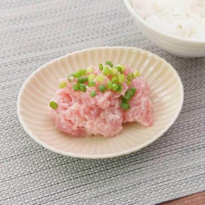 マグロの赤身で作る！お手軽濃厚ネギトロ