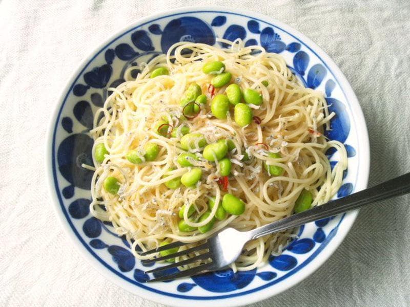 鮮やかで食感楽しい♪パスタに「枝豆」を入れてみよう！