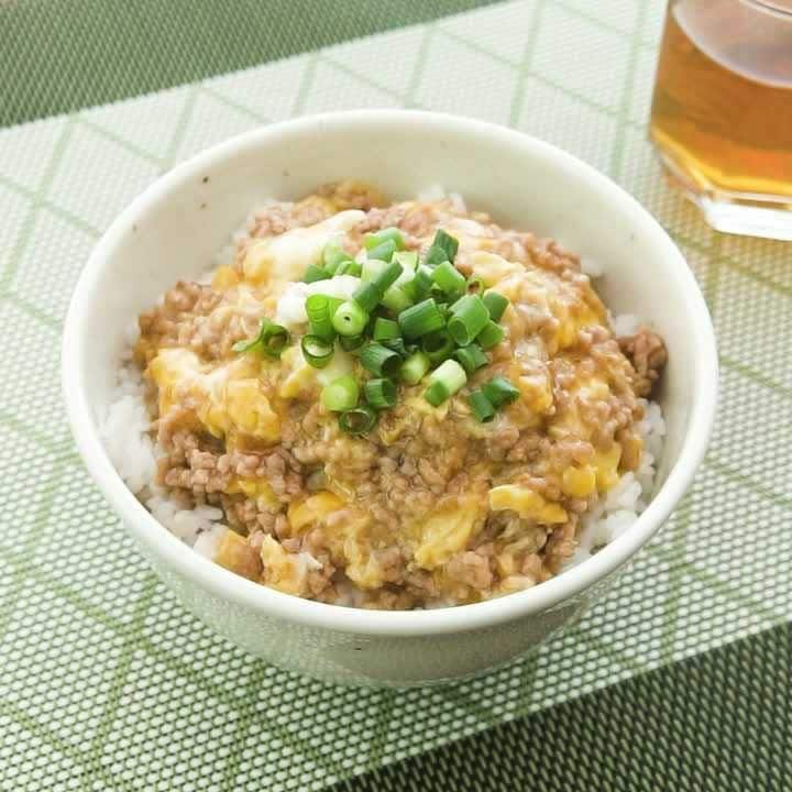 あっという間に完成！トロ玉あんかけそぼろごはん