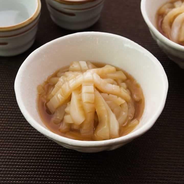 おつまみにぴったり！イカの醤油漬け