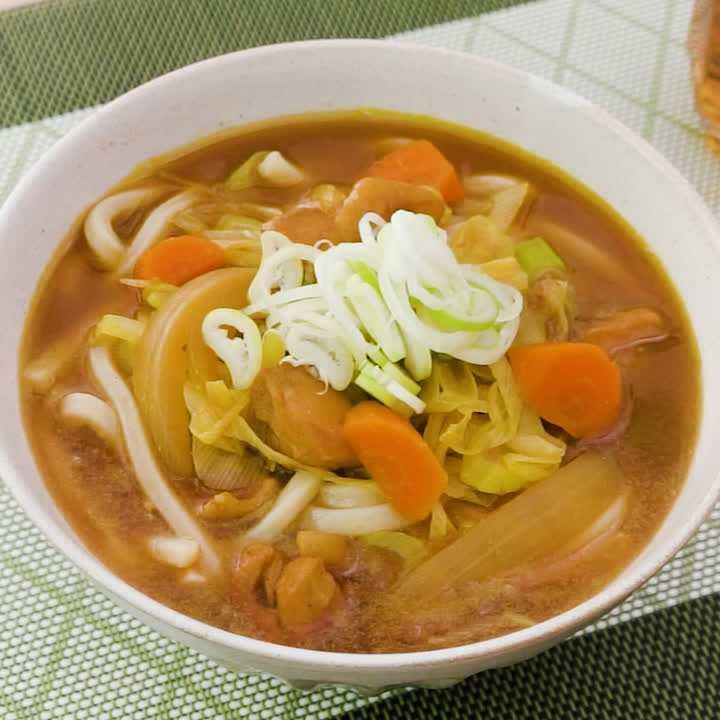 残ったカレーをお手軽アレンジ♪簡単カレーうどん