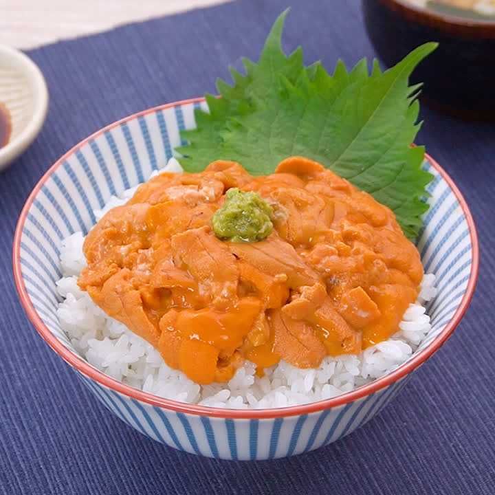 箸が止まらない！ウニ丼