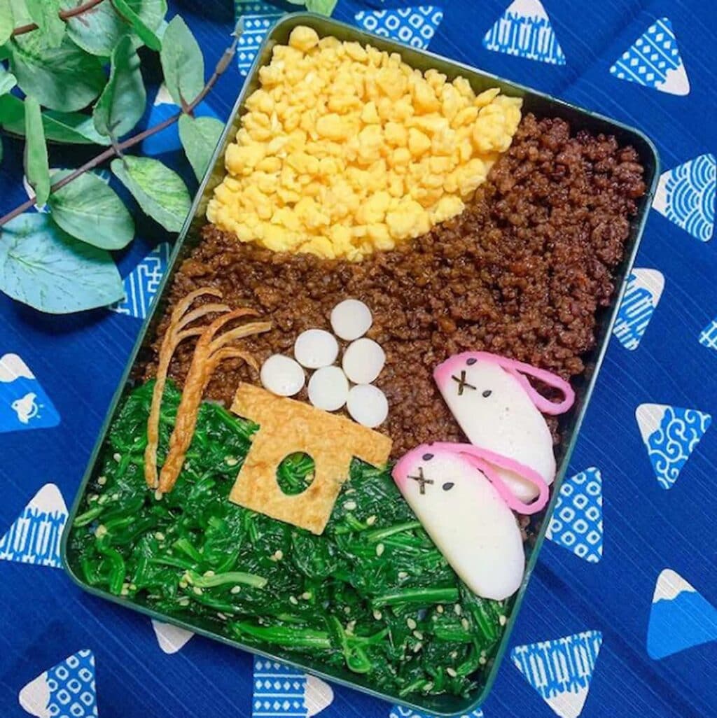 そぼろごはんで作る「#お月見弁当」で満月を楽しもう♪