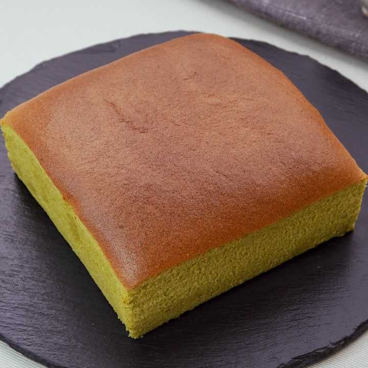 ホットケーキミックスで作る！抹茶の台湾カステラ