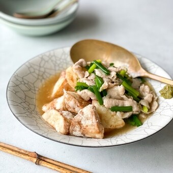 【からだケアレシピ】ほっこり秋おかず！「揚げ長芋のねぎ豚あんかけ」