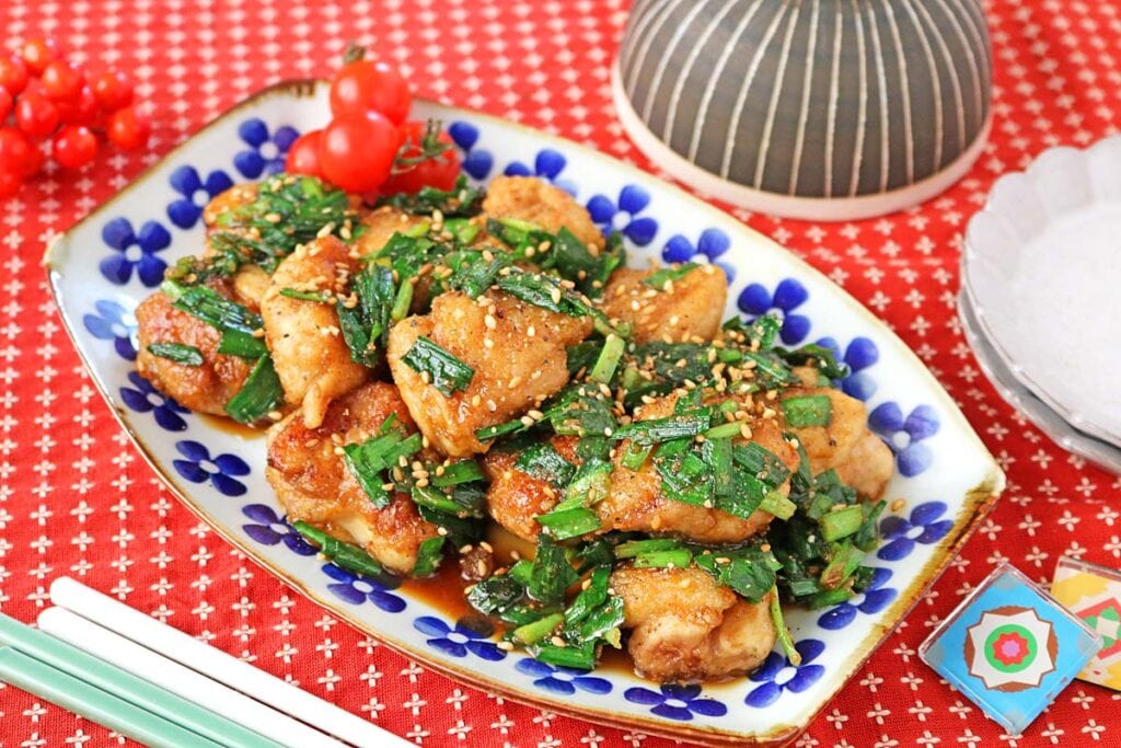 ご飯がすすむコクうまおかず「フライパンで簡単！照り焼きニラチキン」